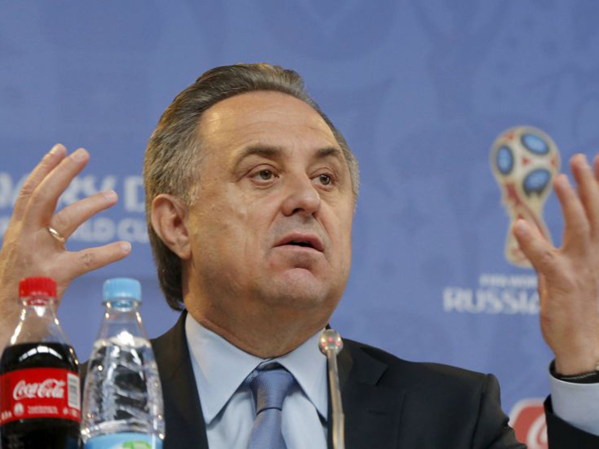 The Russian sports minister, Vitaly Mutko, said the doping claims had nothing to do with his country