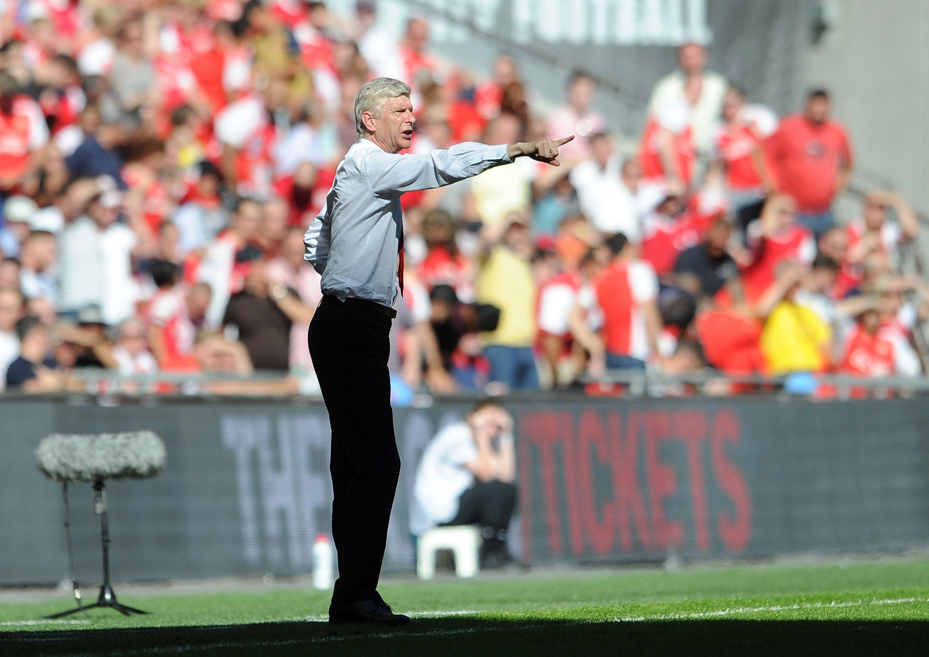 Arsene Wenger at Wembley