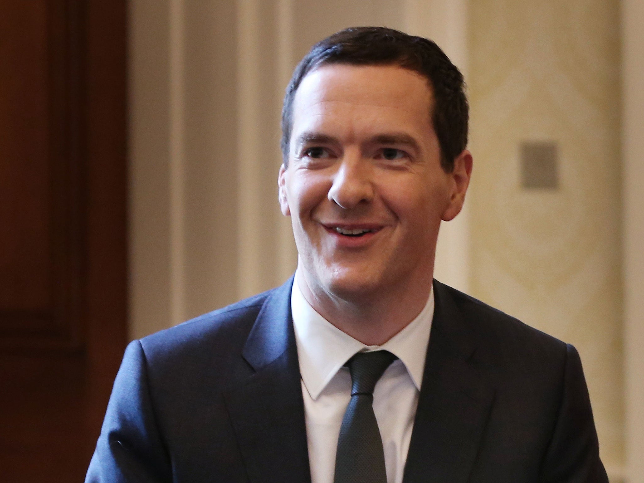 The surplus will be welcome news to Chancellor George Osborne