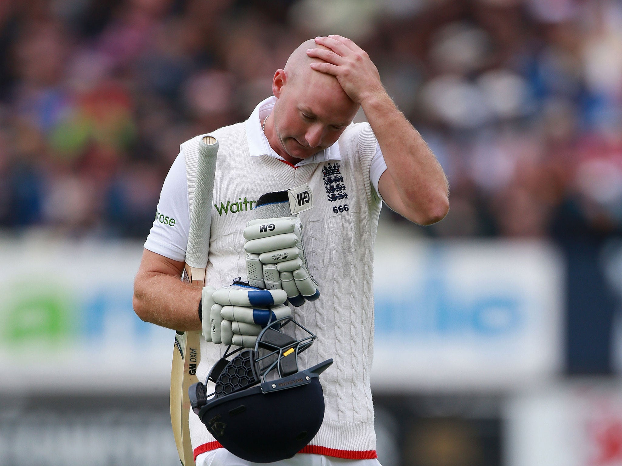 Adam Lyth has the backing of the England selectors despite scoring just 72 runs in the Ashes so far
