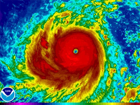 Typhoon Soudelor devastated the island of Saipan