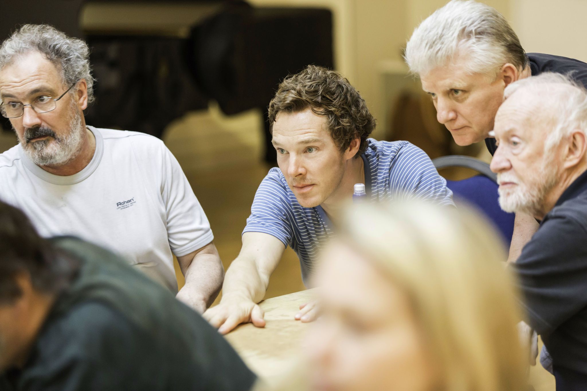 Benedict Cumberbatch (centre) helped the production at the Barbican to sell out in minutes