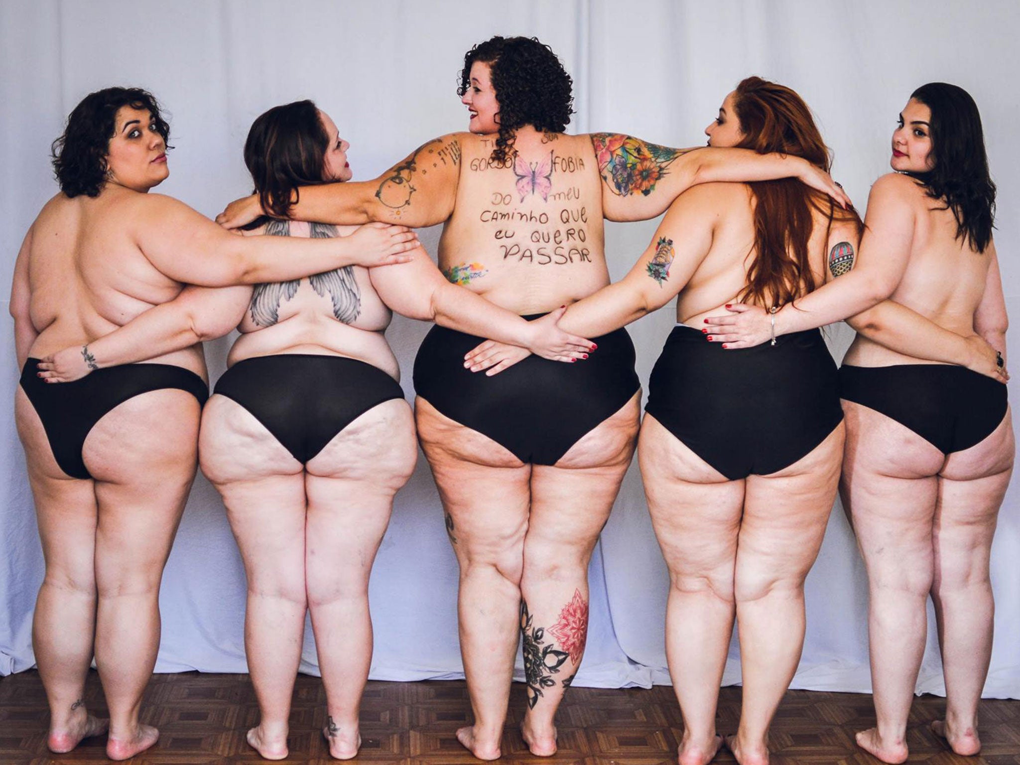 Women reclaim the word fat in Empowering Me body positive photo series The Independent The Independent