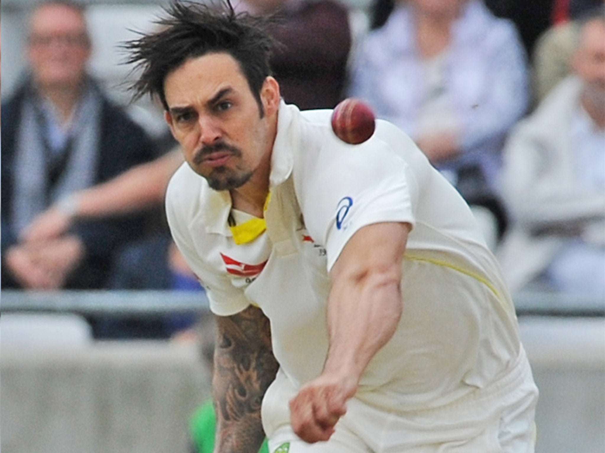 Mitchell Johnson has only fitfully struck fear into the home batsmen