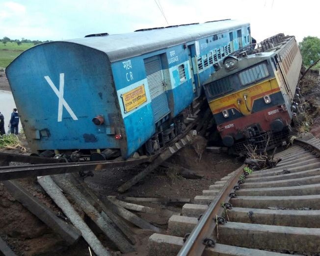 The two trains derailed within minutes of each other