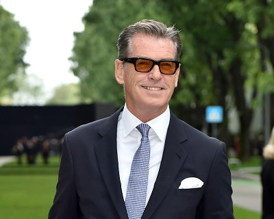 Pierce Brosnan was allowed to continue his journey after the incident was resolved
