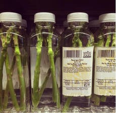 Whole Foods stops selling water filled with asparagus after realising