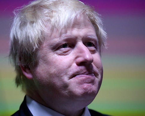 Outshined: the previous rising star Boris Johnson has been pushed into third place