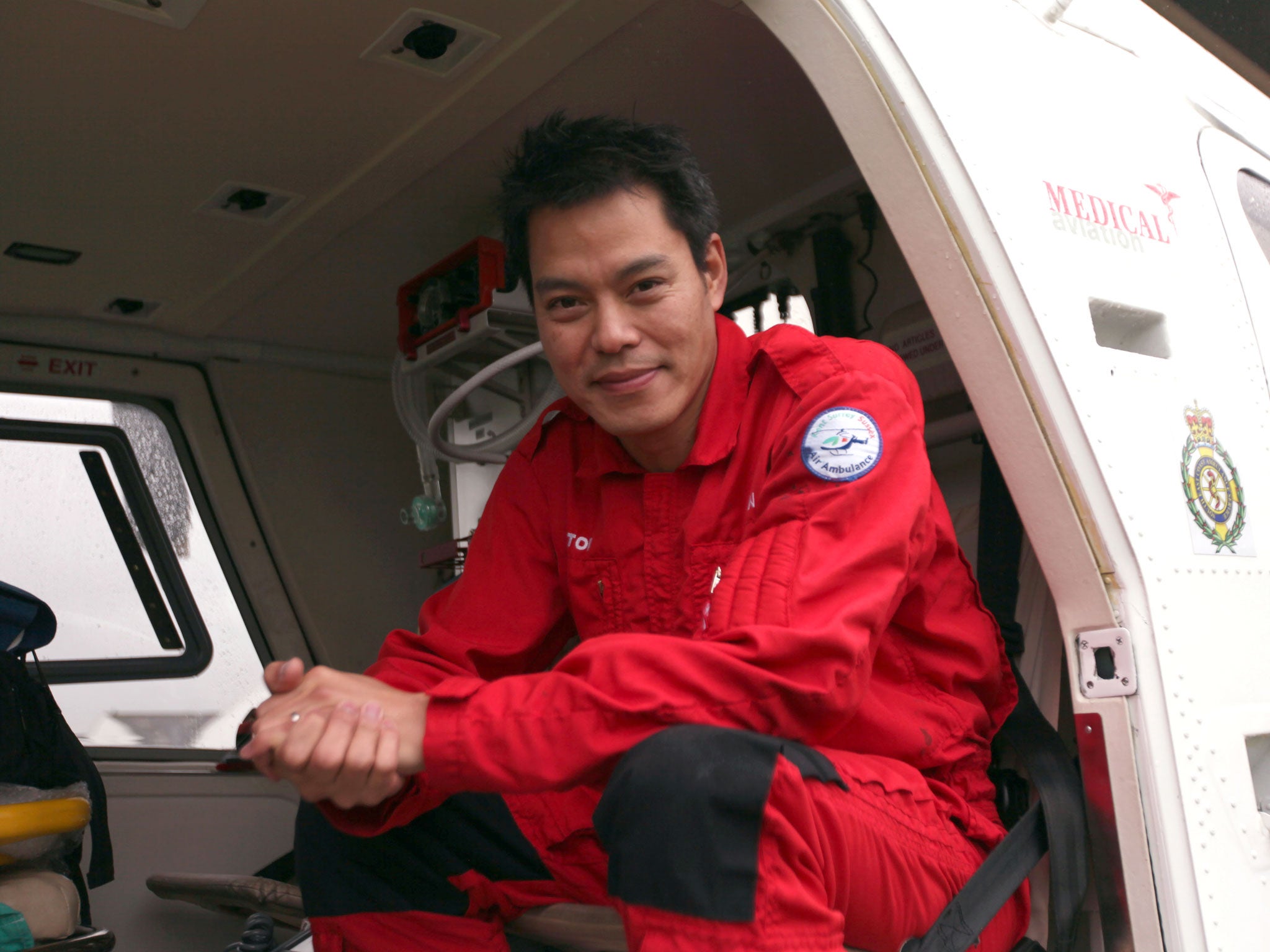 Professor Kevin Fong of Surrey, Sussex, Kent Air Ambulance was one of the space junk experts