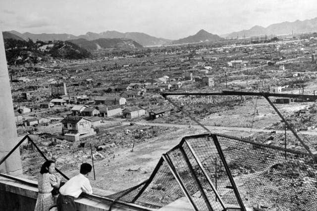 Hiroshima three years after the attack