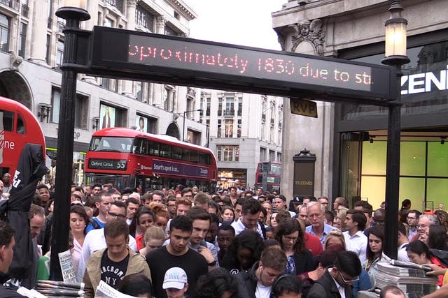 The London-wide tube strike earlier this month affected services for more than 24 hours
