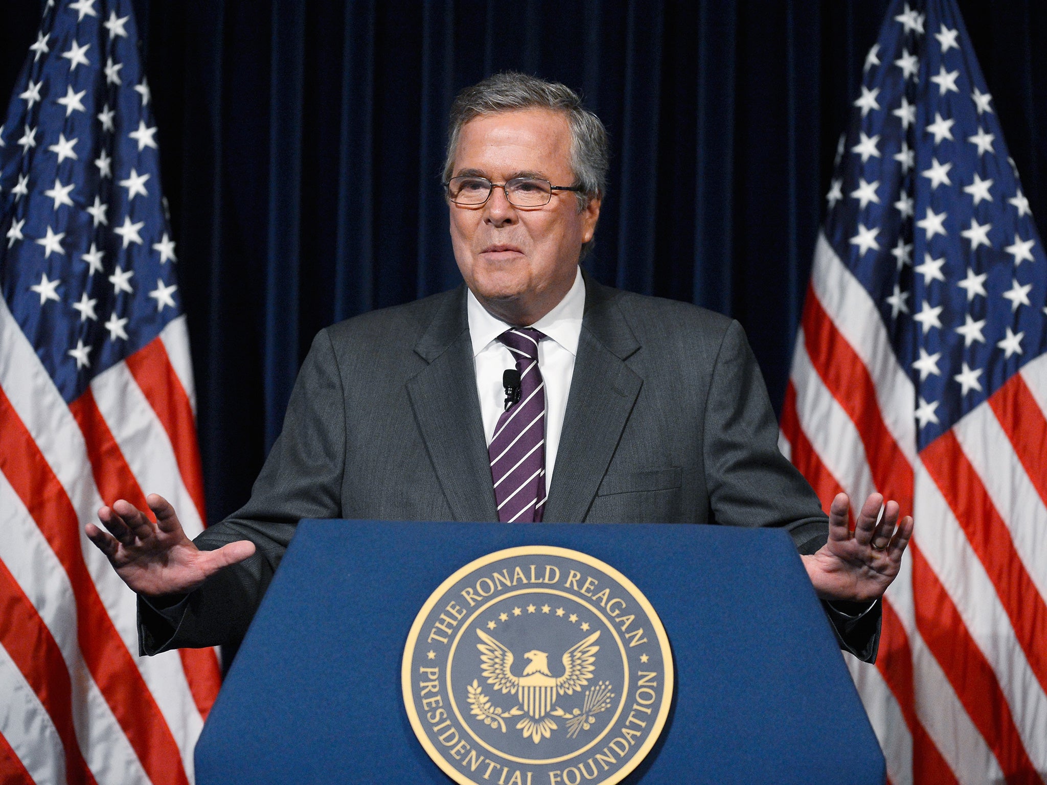 Jeb Bush will go head to head with his rival candidates in the Republican debate
