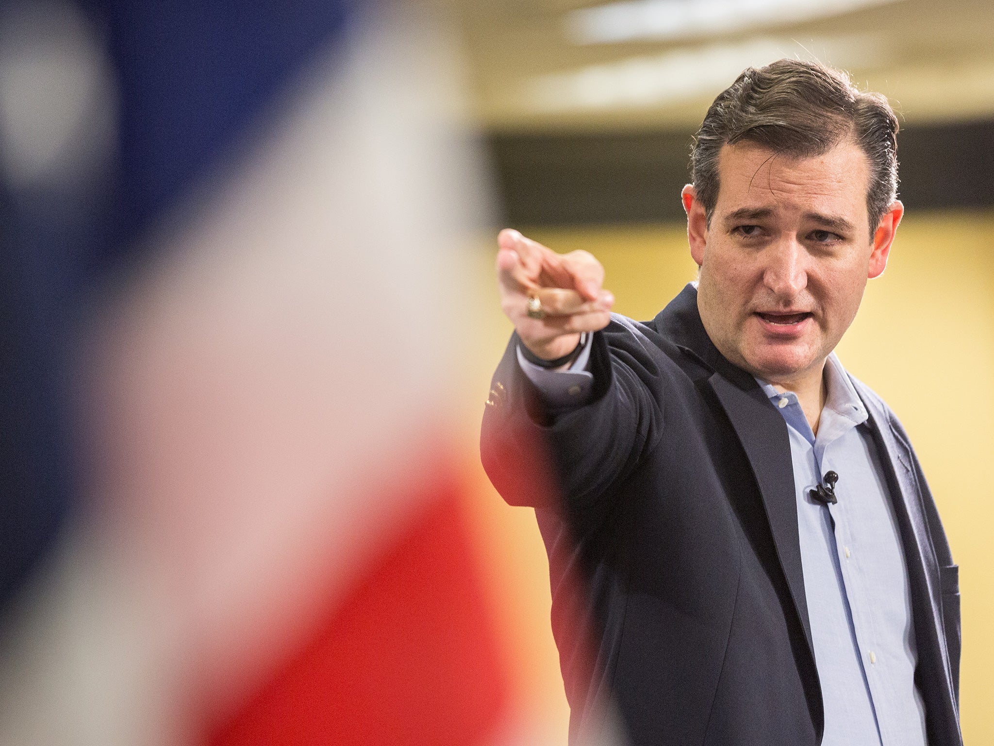 Ted Cruz will go head to head with his rival candidates in the Republican debate