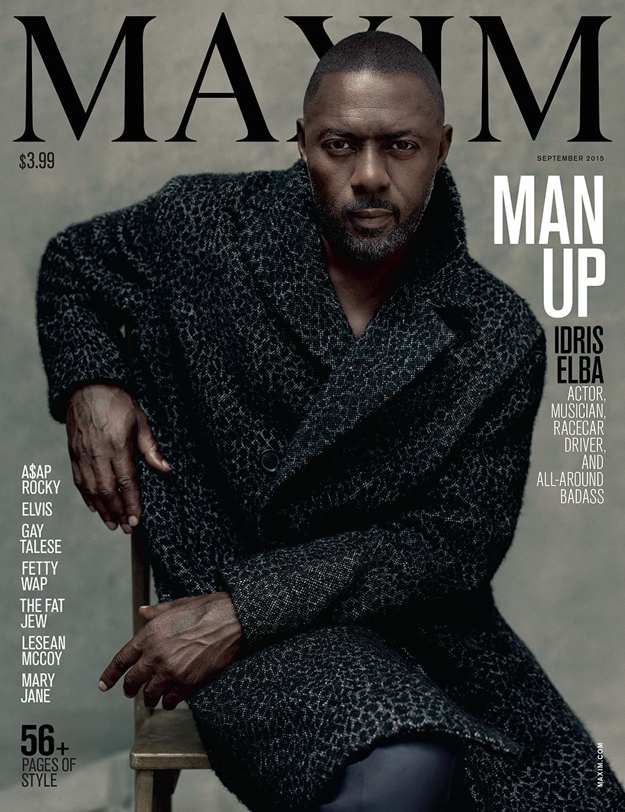 Idris Elba has taken the magazine's cover spot, a place usually reserved for scantily-clad women