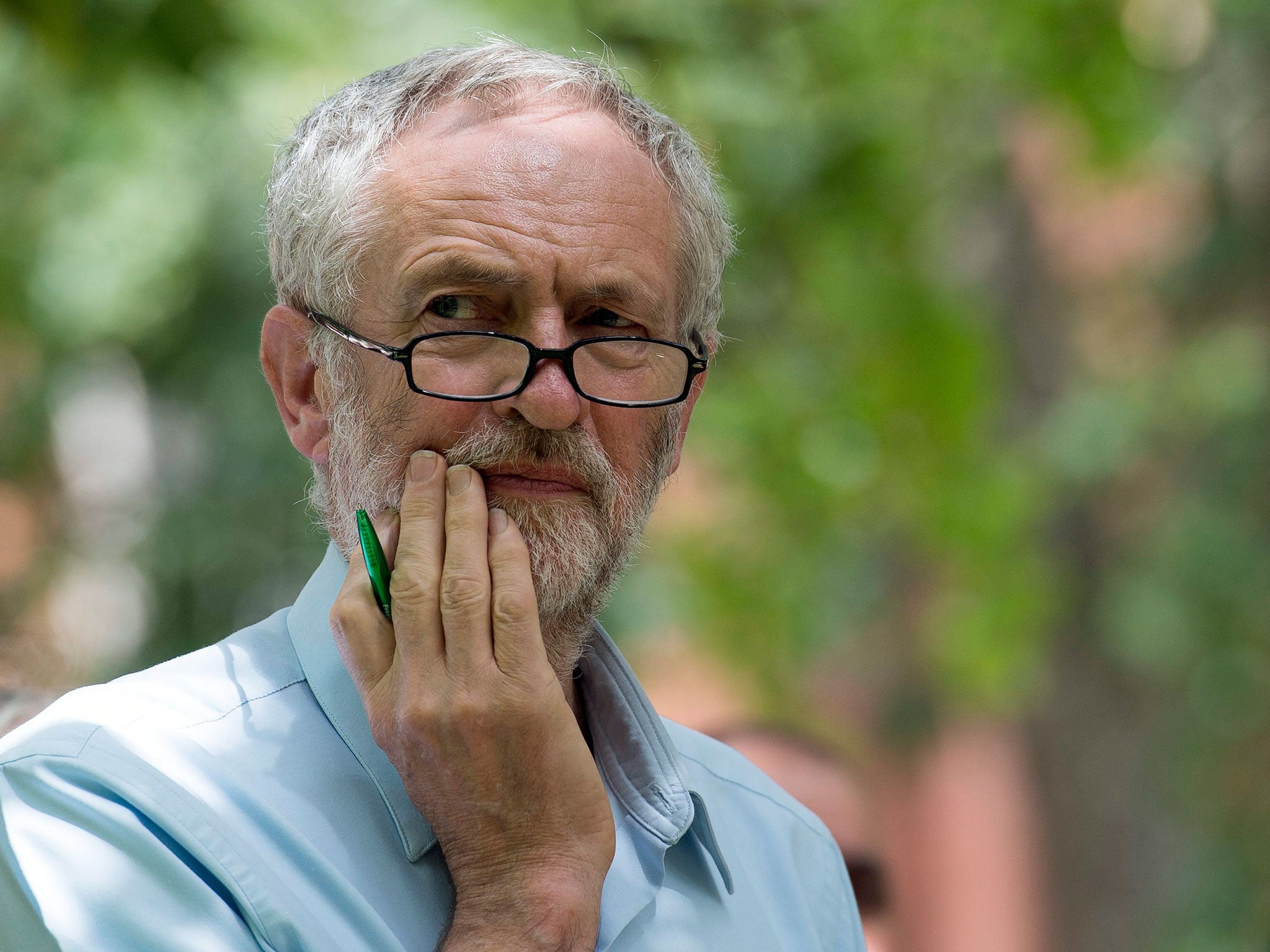 Jeremy Corbyn, speaks at Campaign for Nuclear Disarmament (CND) event in central London, England, 06 August 2015 (EPA)