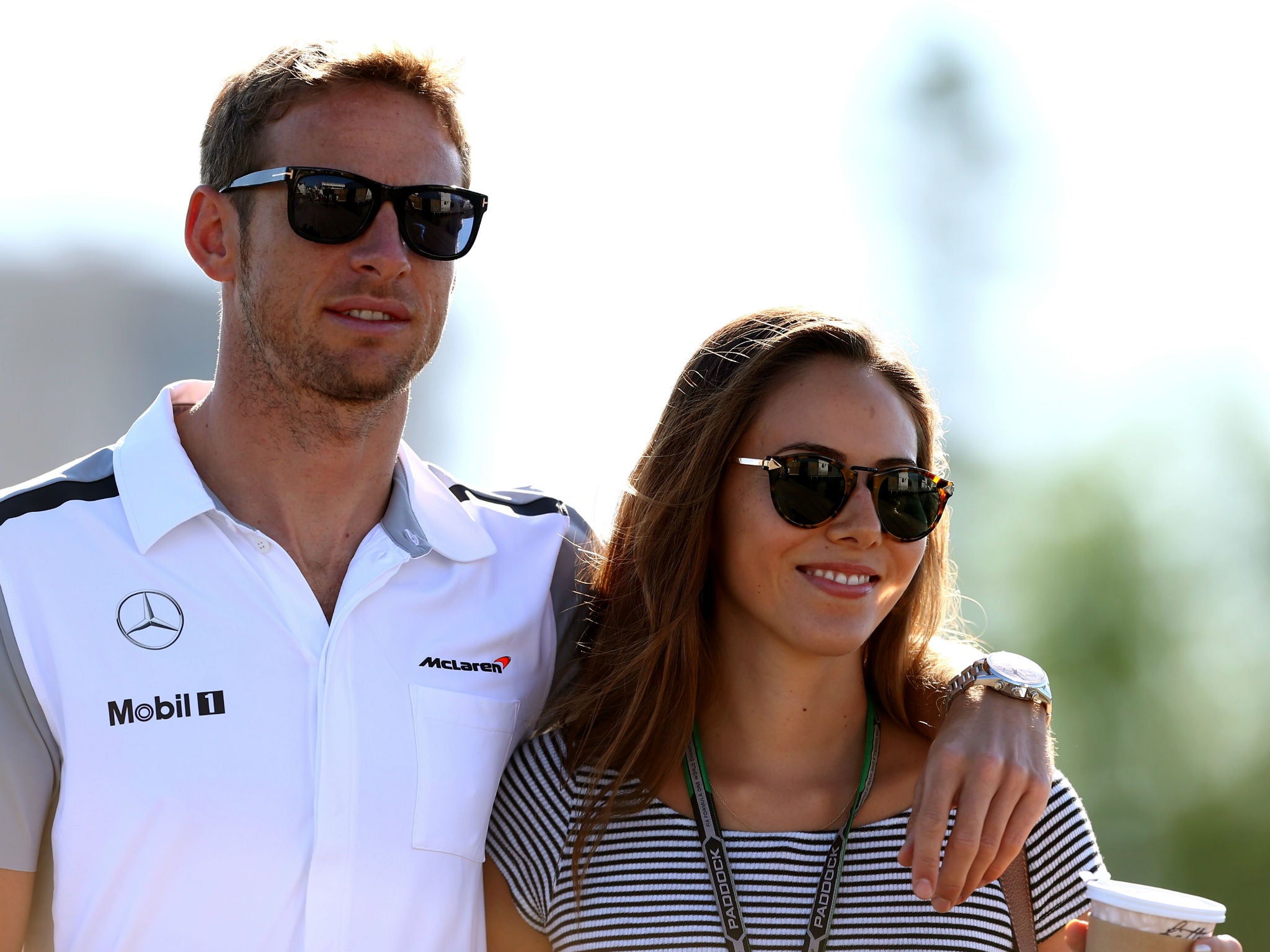 F1 driver Jenson Button and his wife Jessica were victims of a burglary on the French Riviera