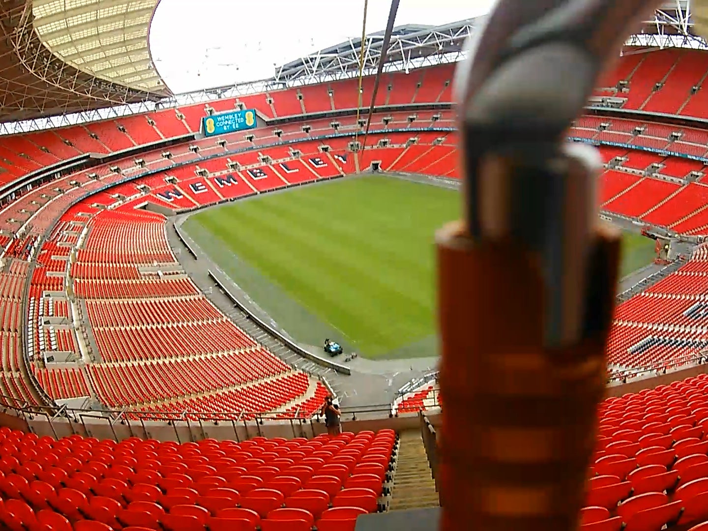 Amazing perspective of Wembley Stadium