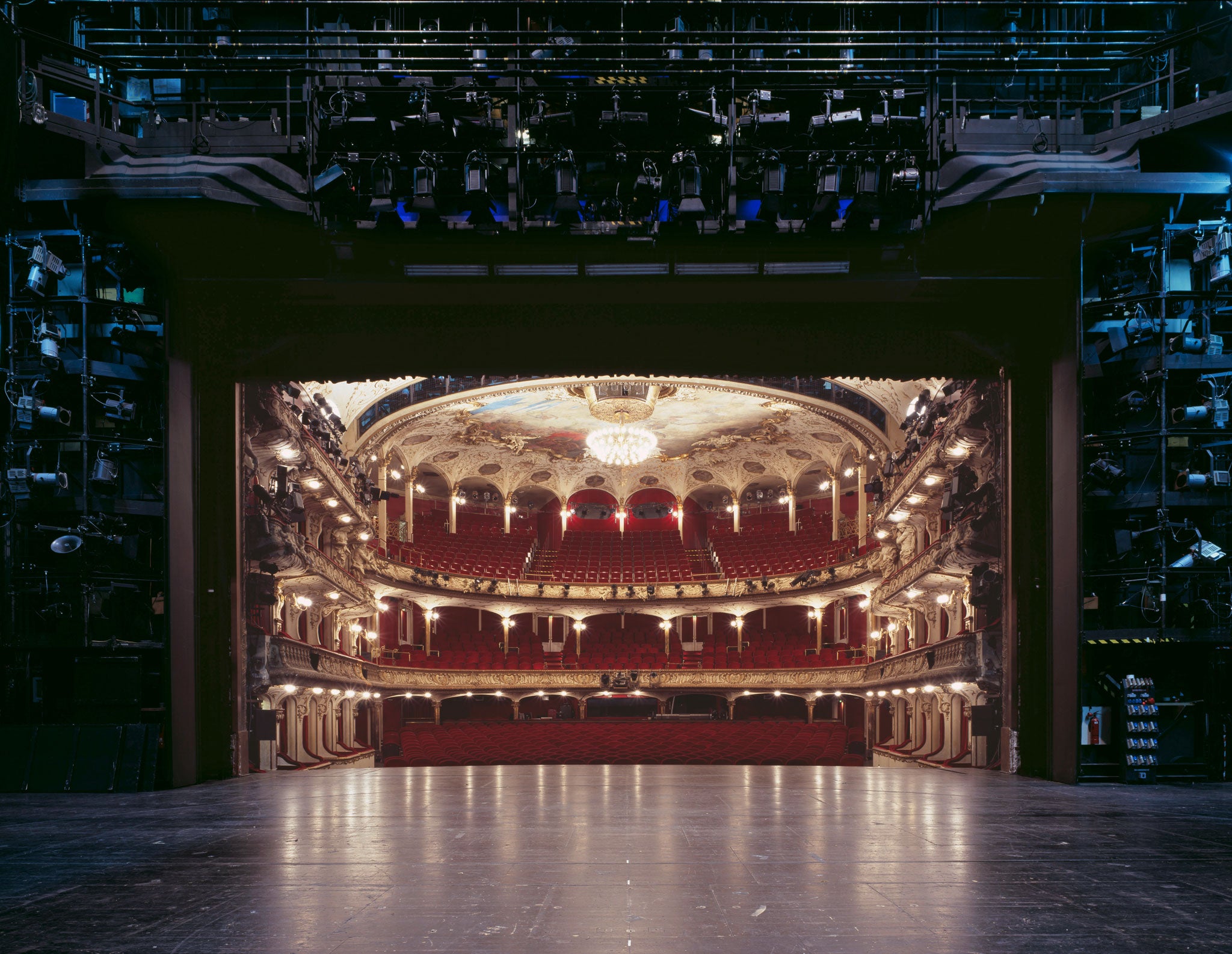 In Frahm's series of shots of theatres across his native Germany the fourth wall is very visible: it is the auditorium itself