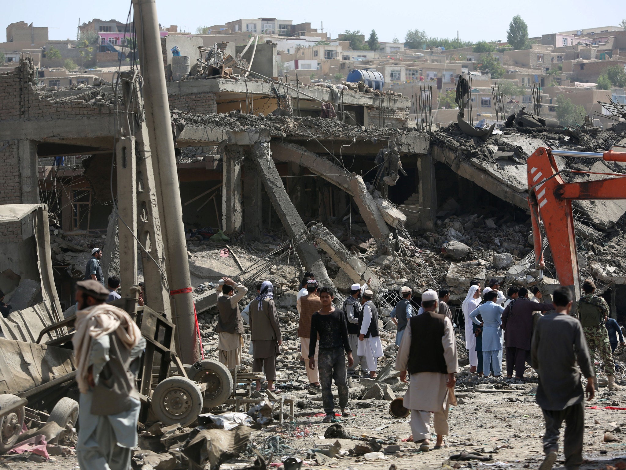 In the early hours of Friday morning the hidden truck bomb which detonated near an army base killed 15 civilians