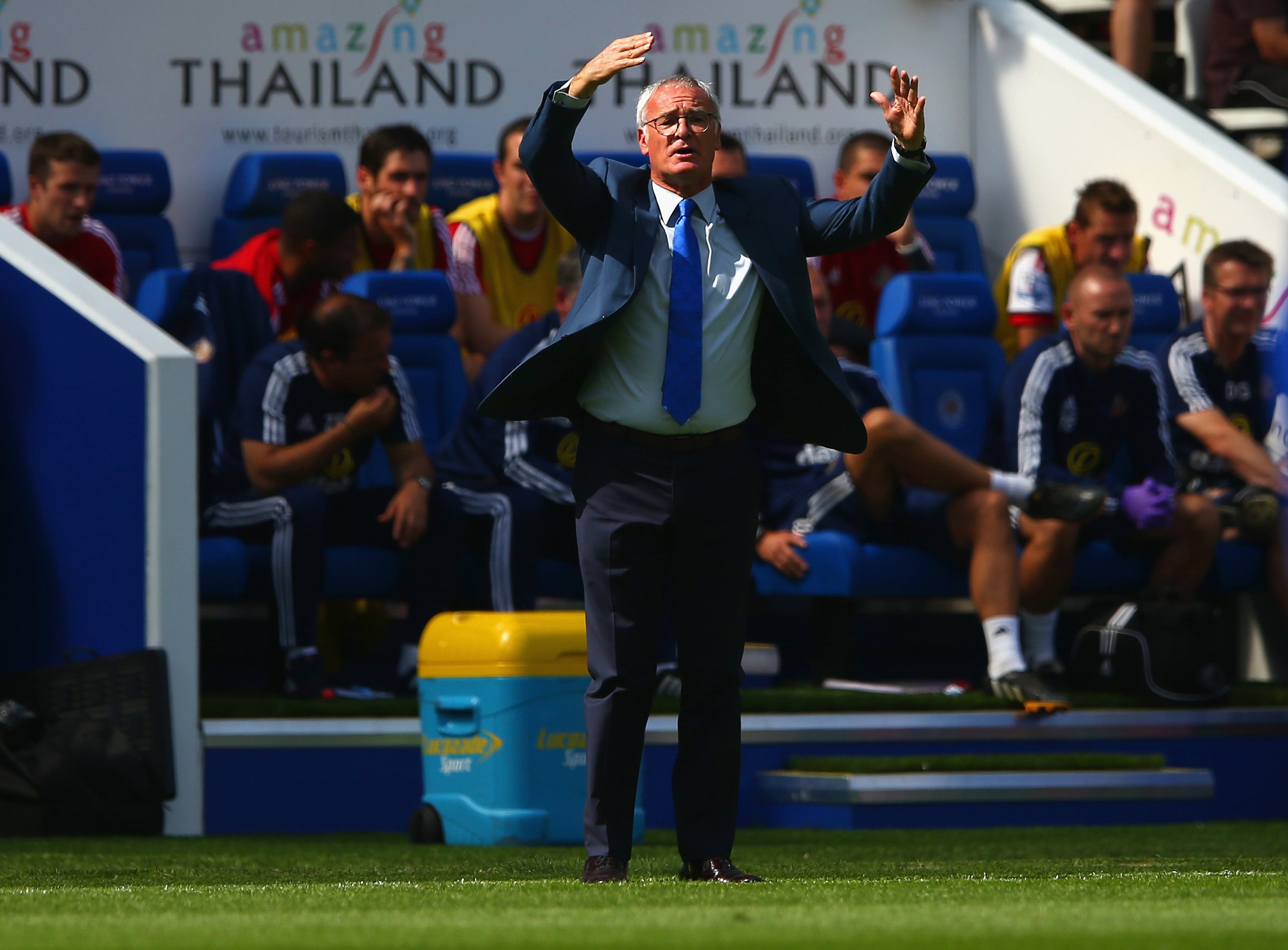 New boss Ranieri got off to the best possible start at Leicester
