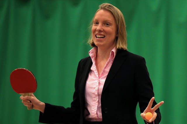 Sports Minister, Tracey Crouch