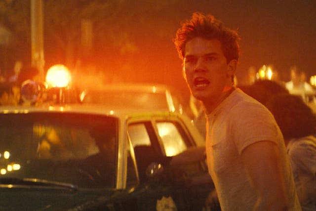 Jeremy Irvine as lead character Danny in Stonewall