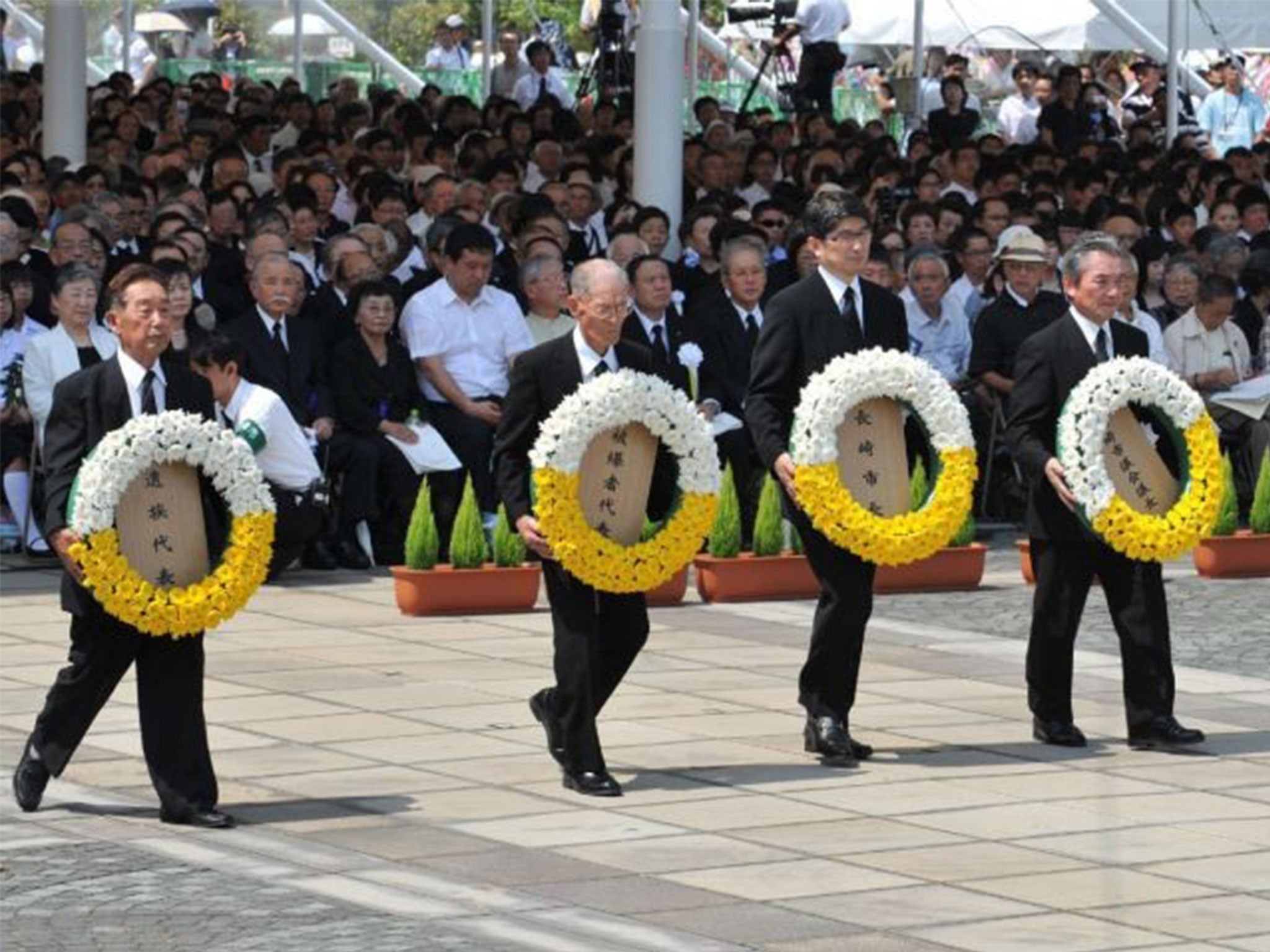 Japan marks the 70th anniversary of the atomic bombing of Nagasaki