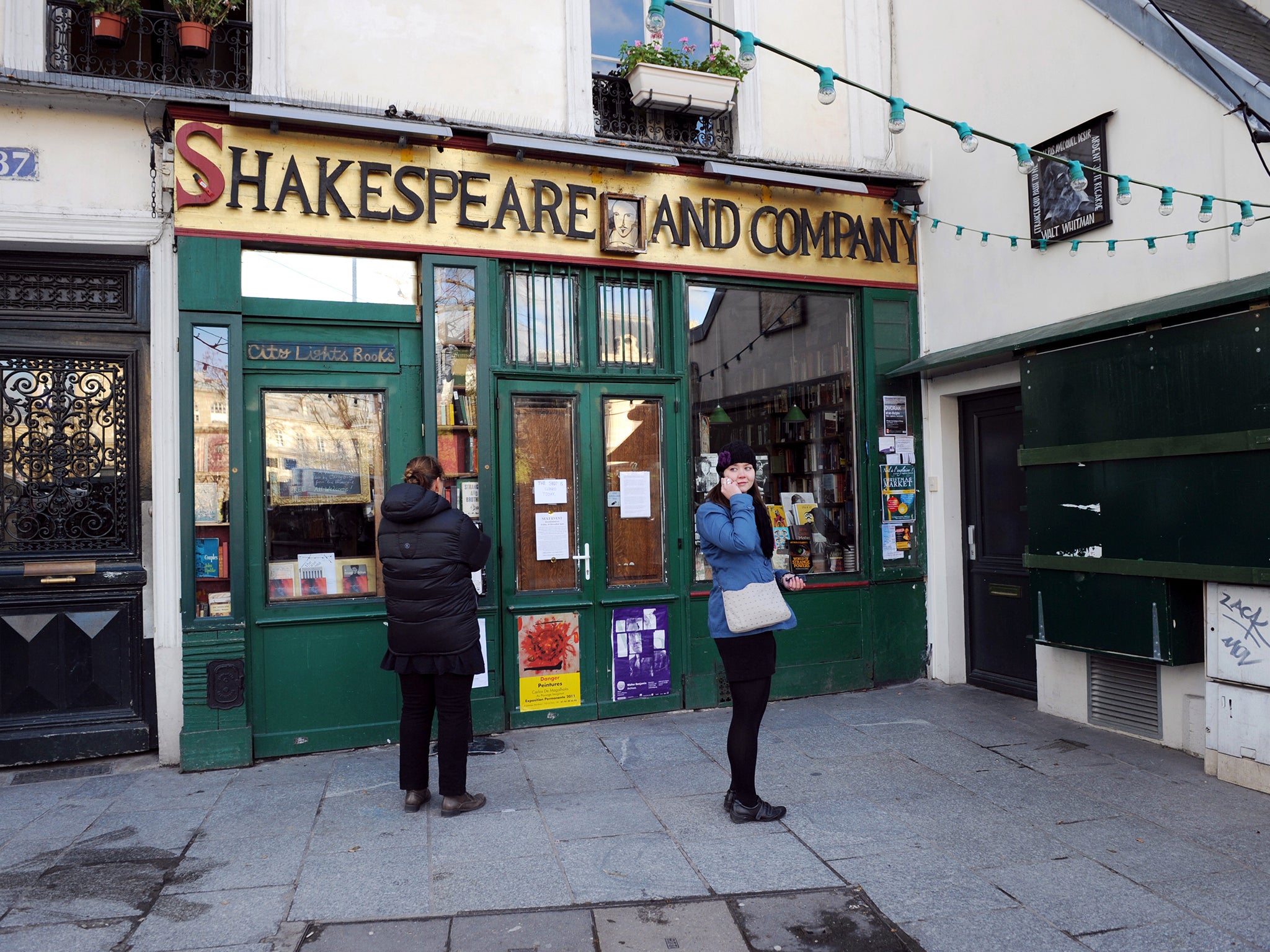 Shakespeare and Company in Paris, haunt of would-be writers then and now (Photo credit MIGUEL MEDINA/AFP/Getty Images)