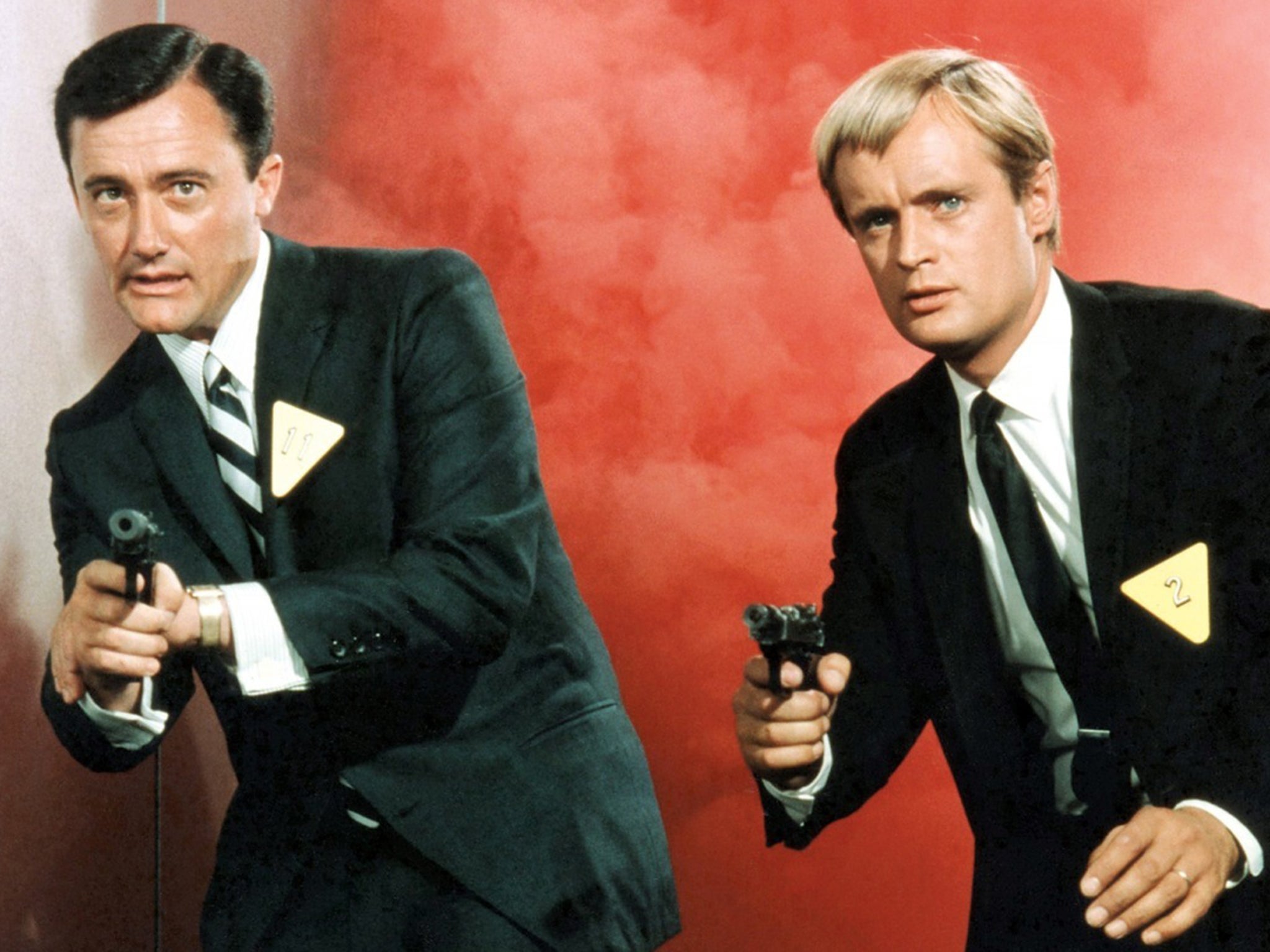 Robert Vaughn and David McCallum in the original TV series, which ran for 105 episodes between 1964 and 1968