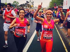 Woman runs whole London Marathon without tampon