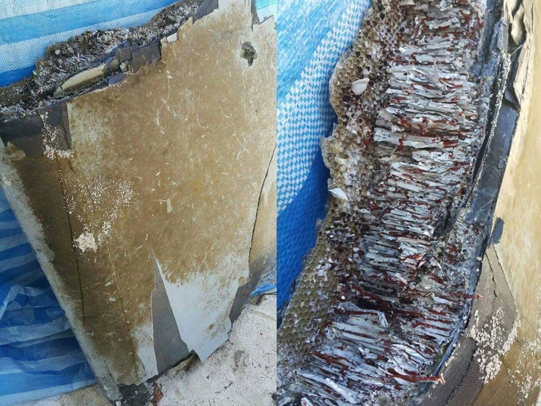 Possible debris from MH370 was photographed and uploaded to Facebook by islander Mohammed Wafir