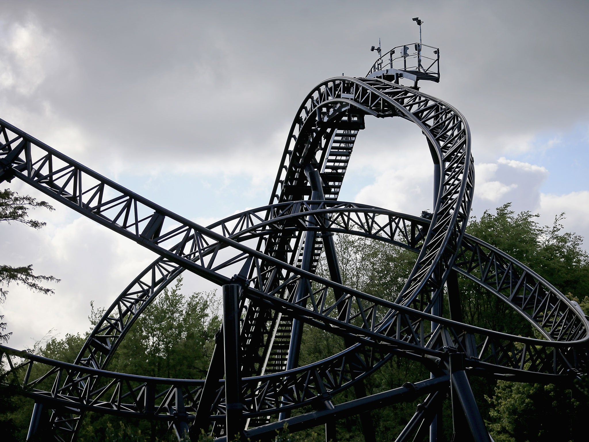 The Smiler rollercoaster at Alton Towers Resort where two carriages crashed on 2 June