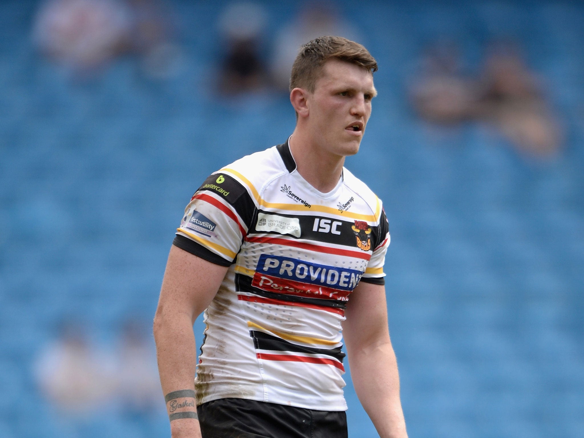 Bradford Bull’s Lee Gaskell scored a hat-trick in the 42-10 win over Sheffield Eagles