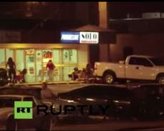 Video captures moment shots fired at Ferguson protest