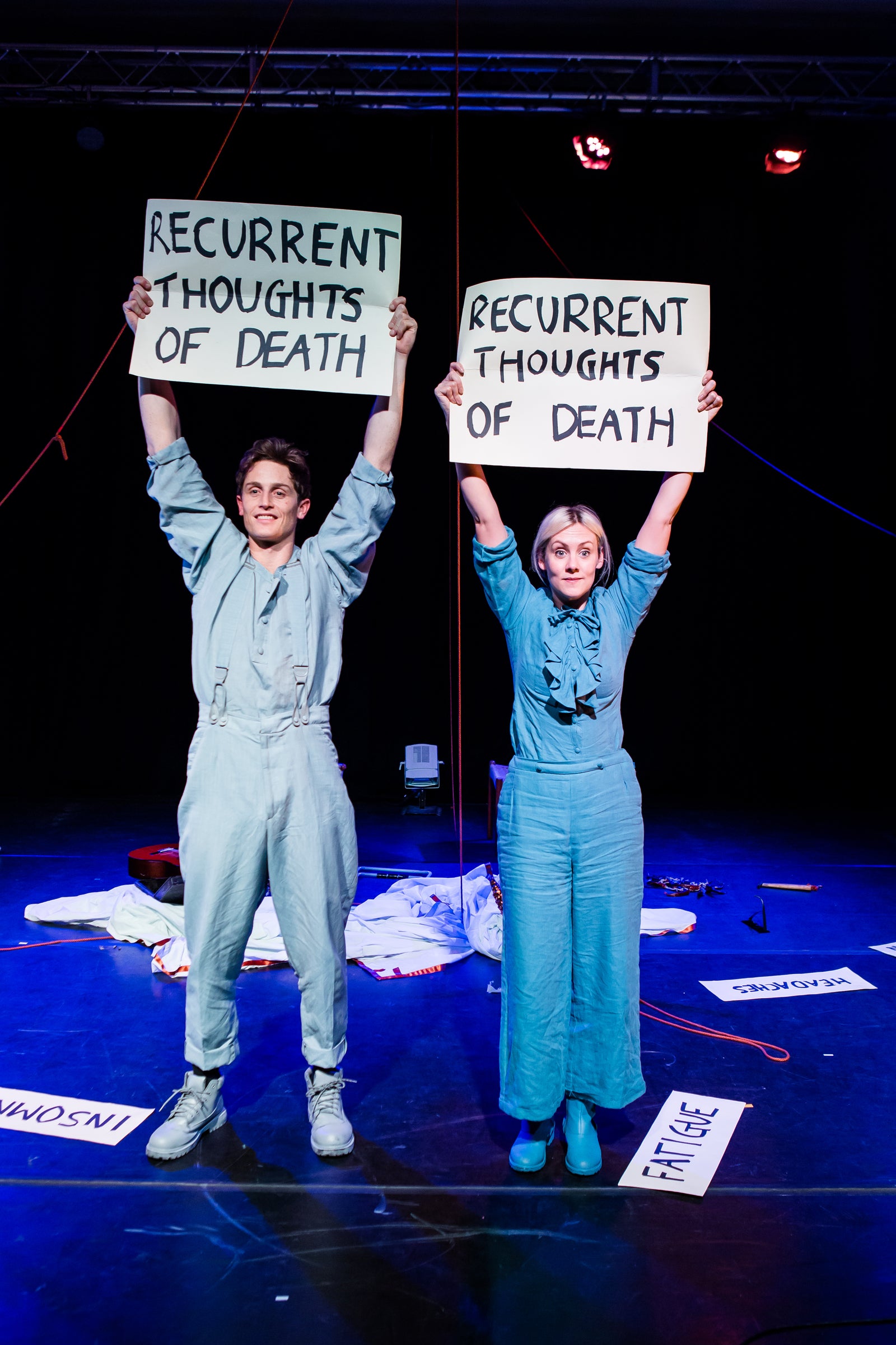 Tim Grayburn and Bryony Kimmings in 'Fake It 'Til You Make It'