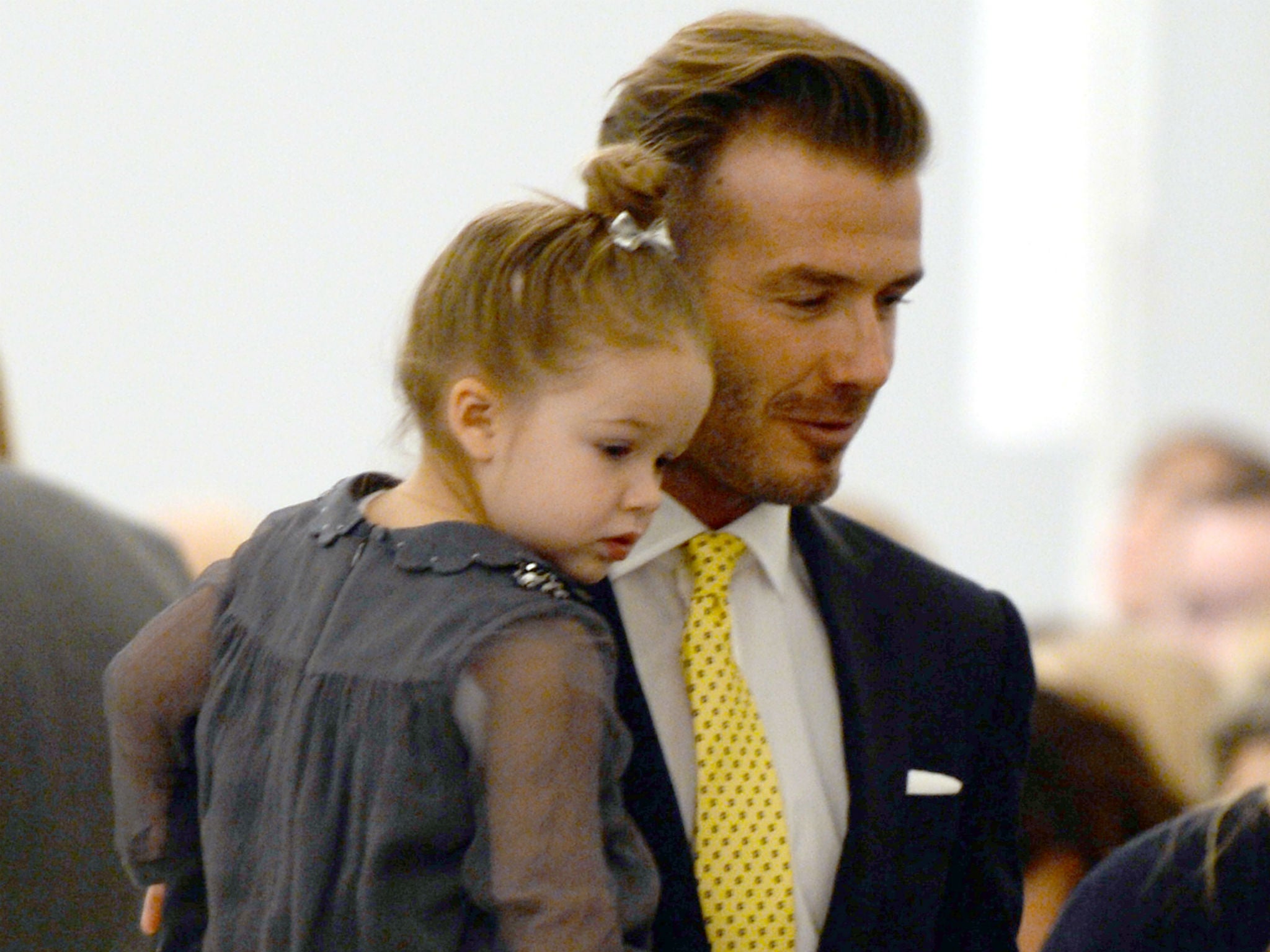 David Beckham responds to an article questioning his use of a dummy