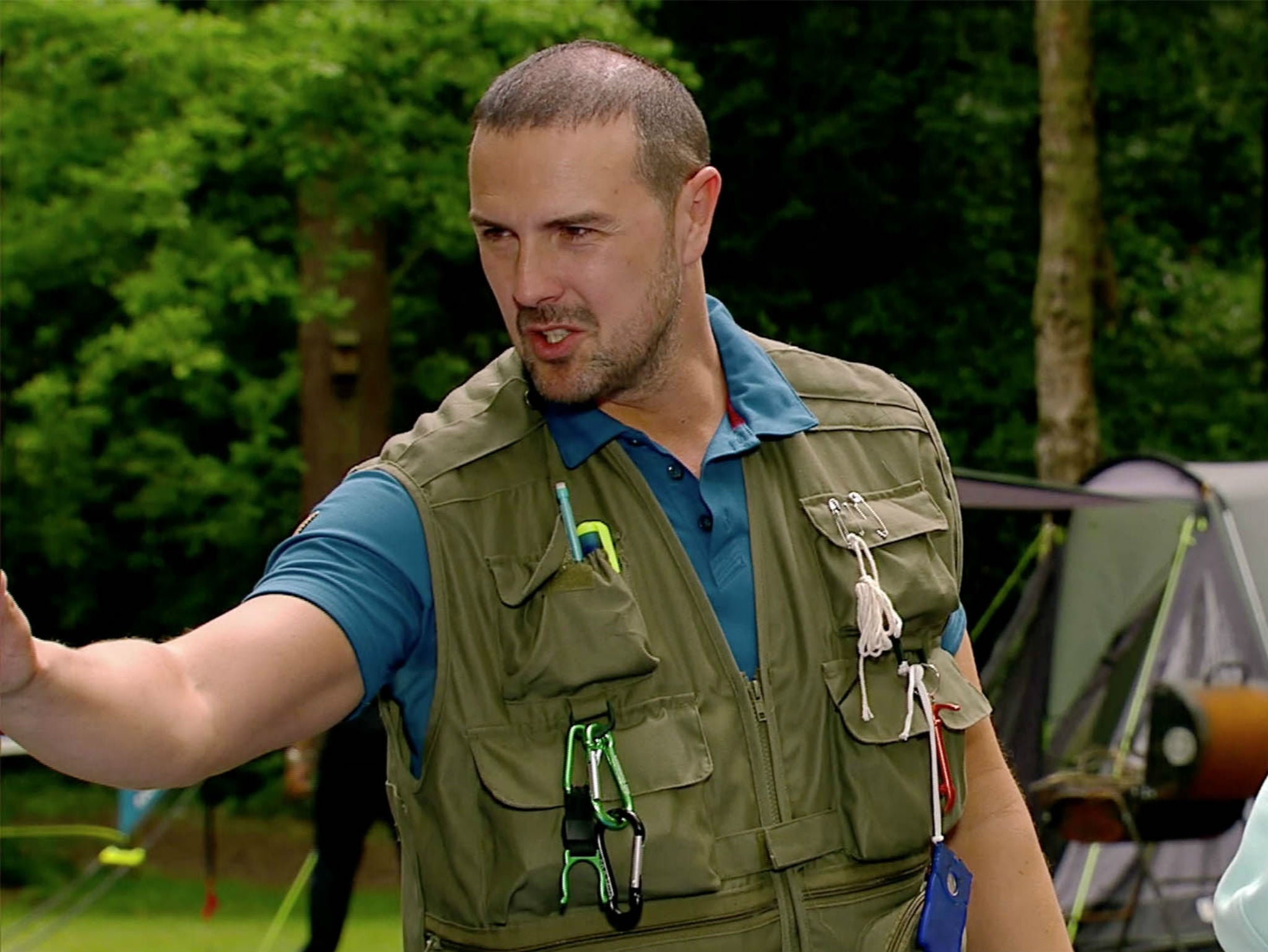 Paddy McGuinness stars as 'survival expert' Bear Grylls in Corrie