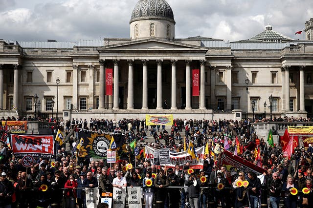There have been more than 50 days of strike by National Gallery workers since February.