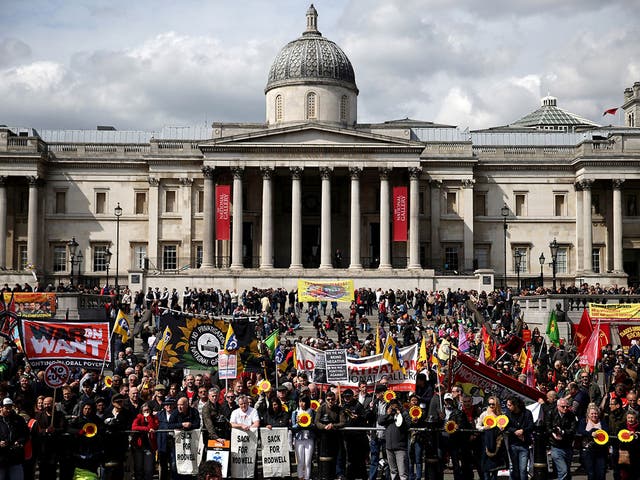 There have been more than 50 days of strike by National Gallery workers since February.