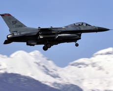 F16 fighter jet saves patient's life by flying medical equipment across Norway