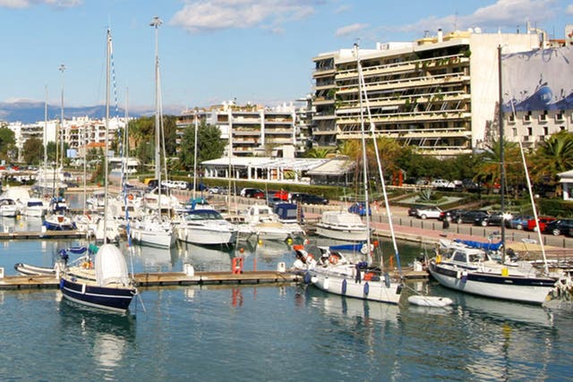 Yachts in Patra, Greece’s third-largest city