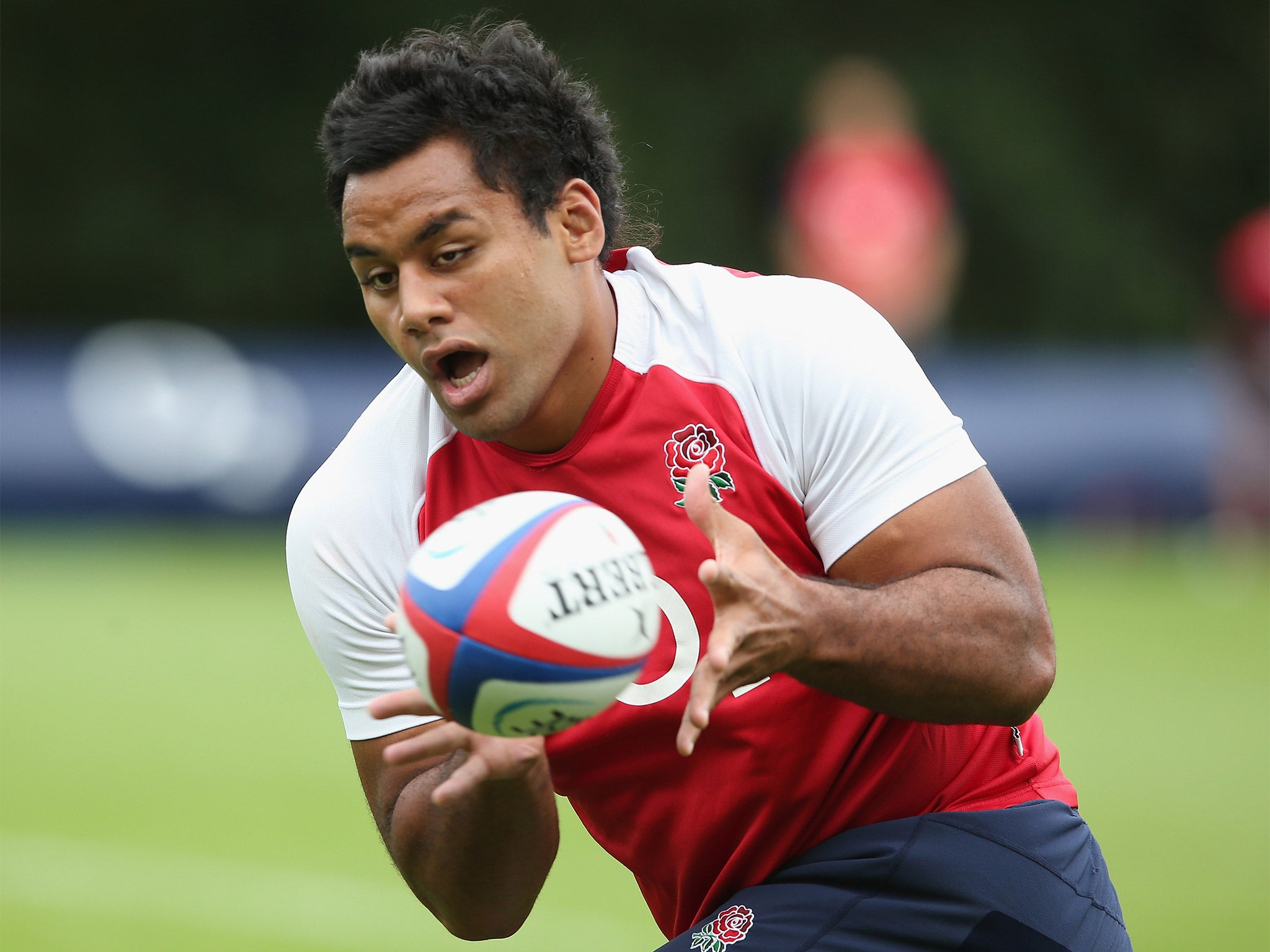 Morgan is competing with Billy Vunipola, pictured, and Nick Easter to get into the World Cup squad (Getty)