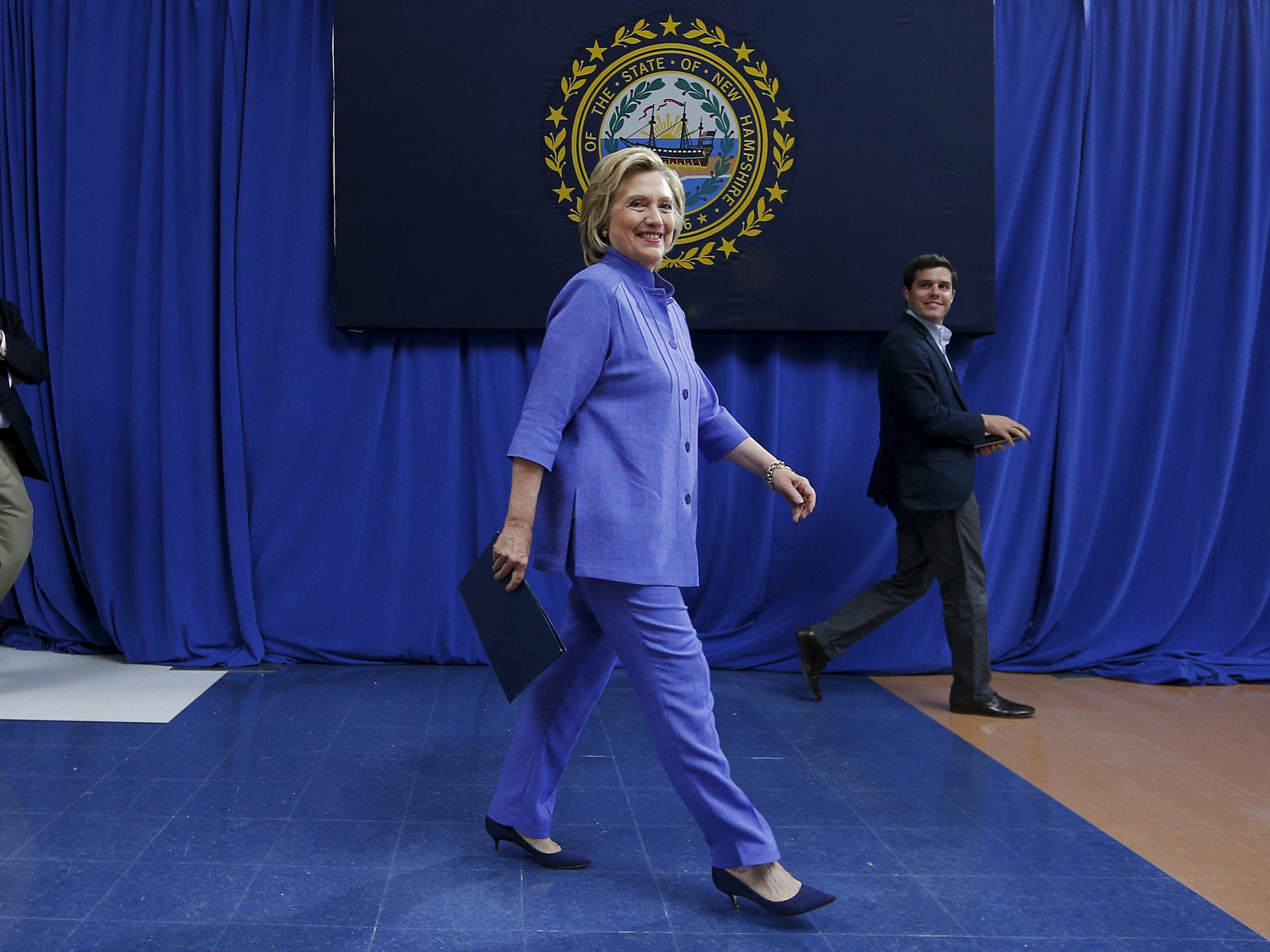 The former secretary of state has seen her lead in the polls slip in recent weeks