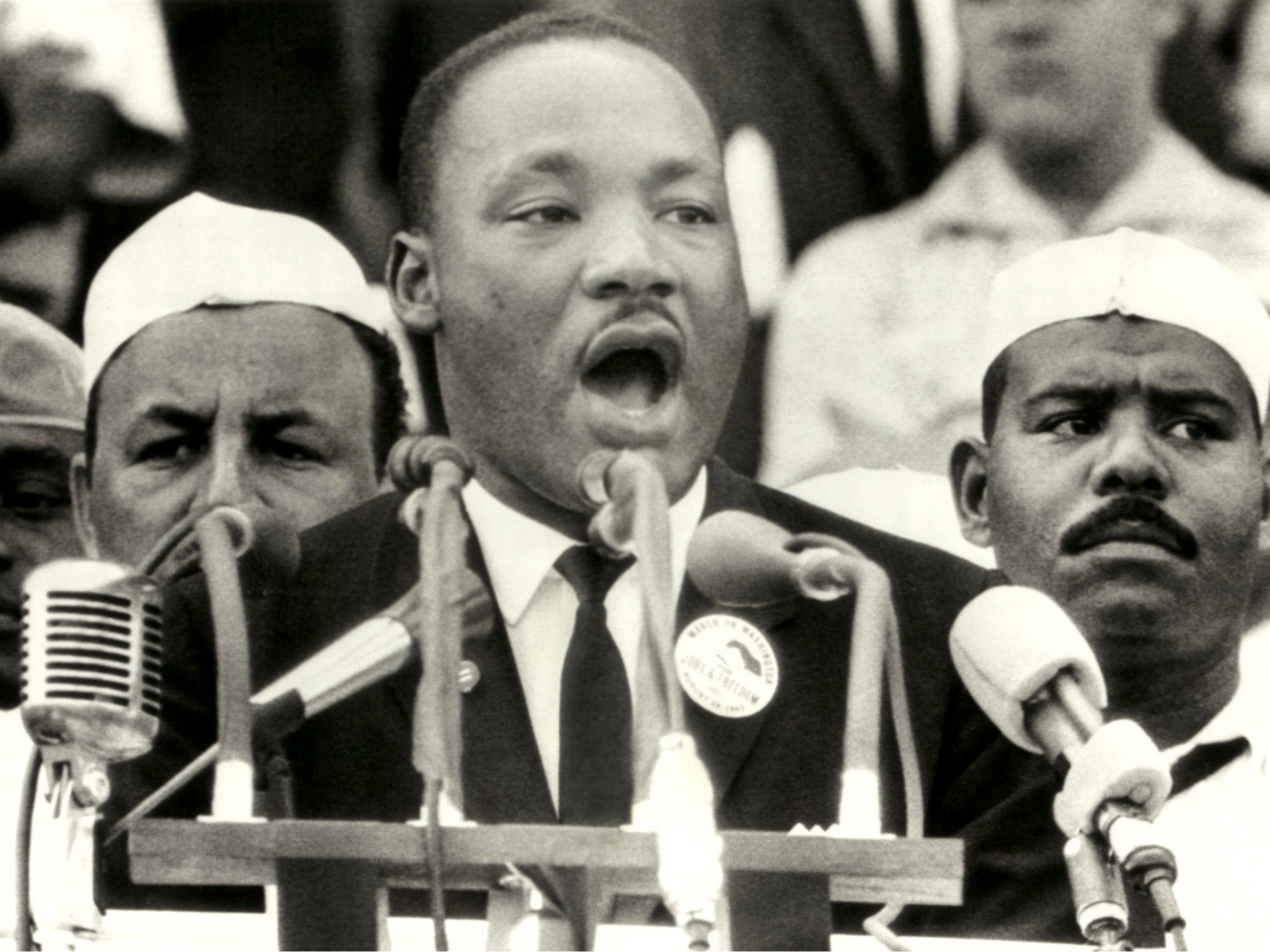 Martin Luther King delivers his Dream Speech in Washington DC