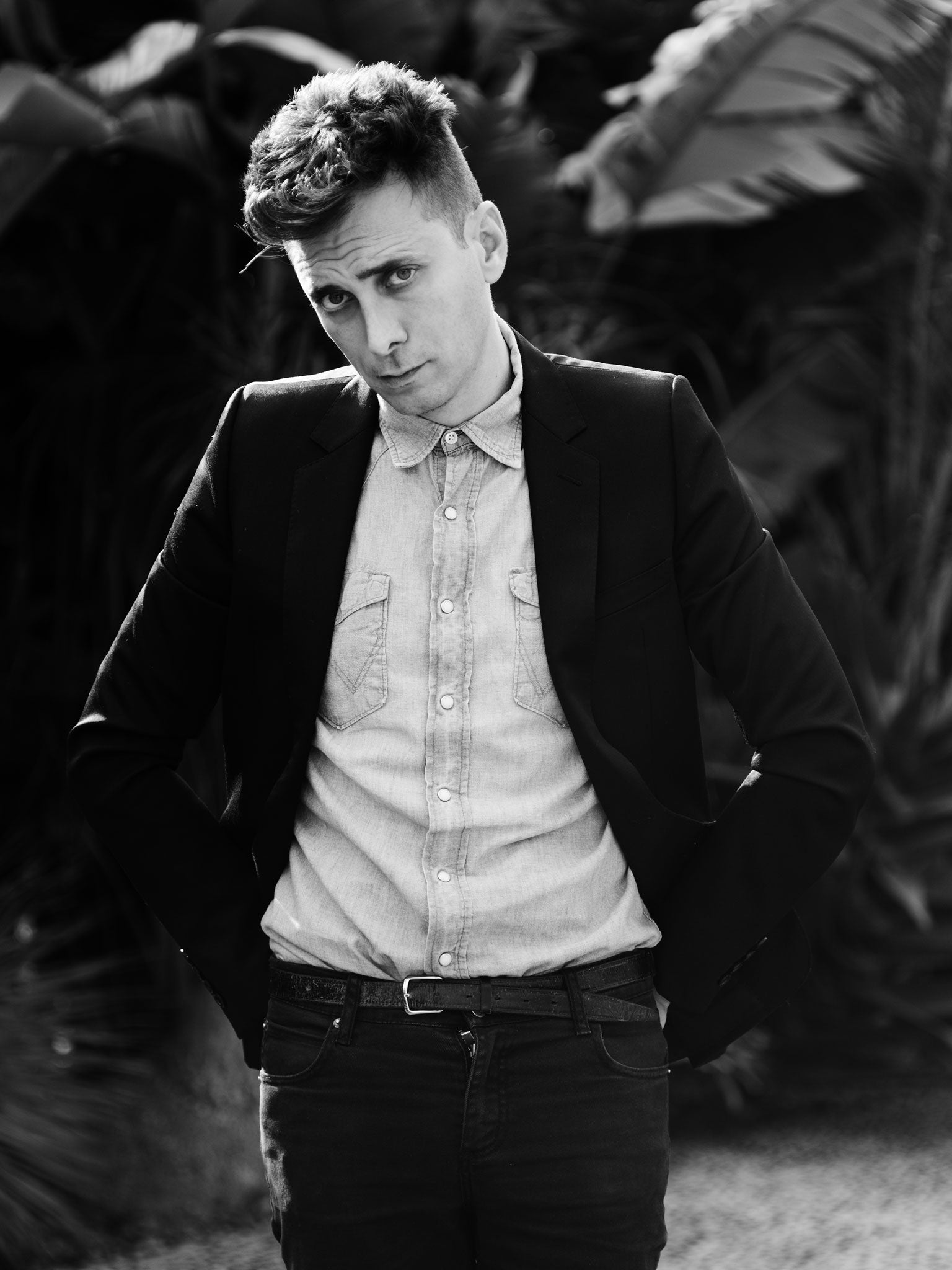 Hedi Slimane, creative director at Saint Laurent, where his haute couture stands at odds with the work, and the principles, of the label's founding father