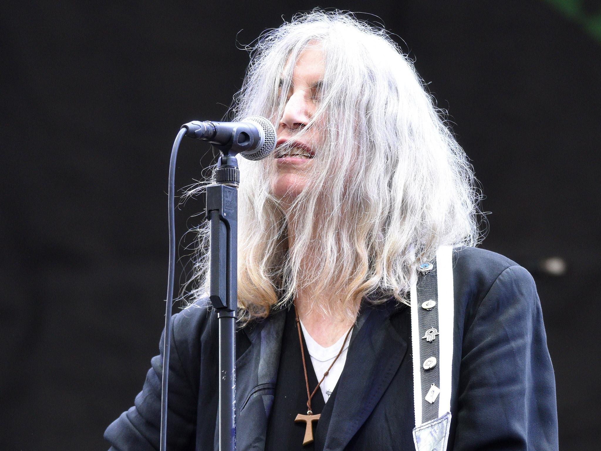 Patti Smith performed at Glastonbury earlier this summer