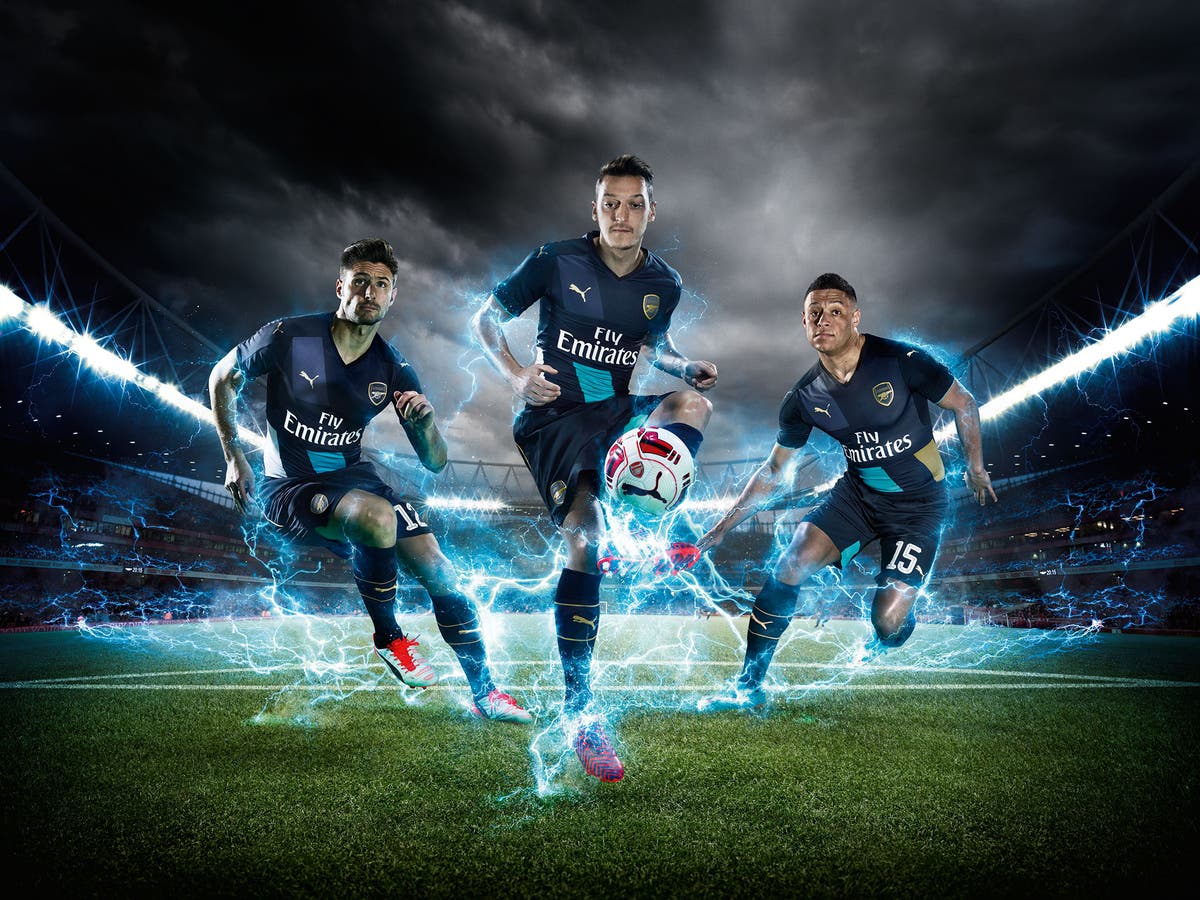 Arsenal 201516 Third Shirt Unveiled Blue Cup Kit Launched And Will Be