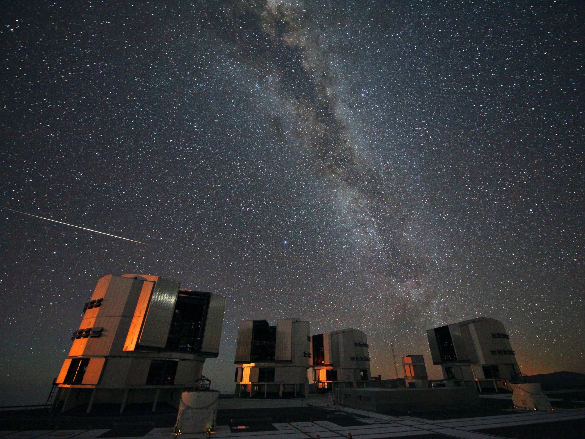 European Southern Observatory's Very Large Telescope at Paranal, Chile