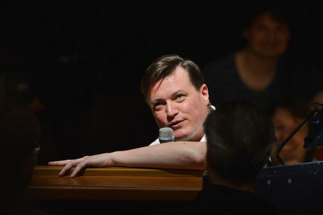 Controversial: Christian Thielemann, in a rehearsal for Wagner's 'Parsifal', Salzburg, 2013