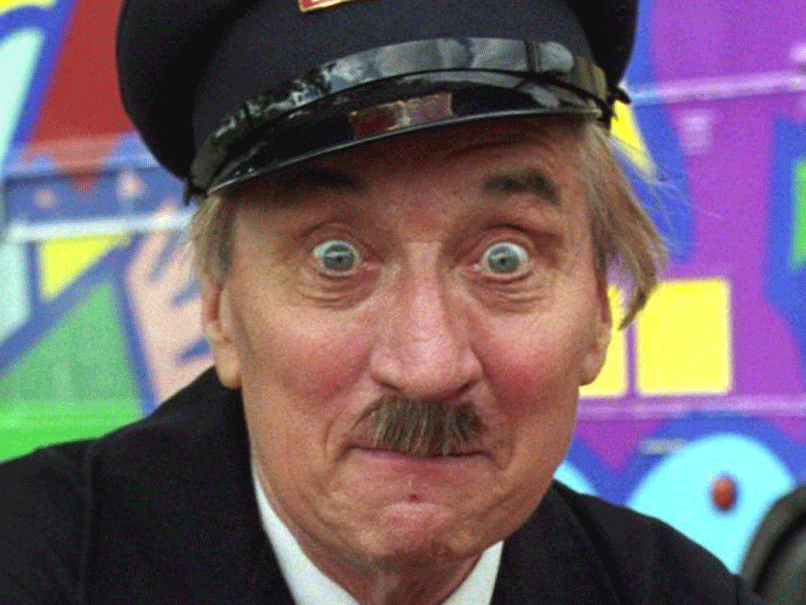 Stephen Lewis, in character as Blakey, pictured in 1995